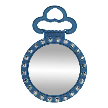 Зеркало ZCDE-42-4 настольное круглое, 12,5 см, синий