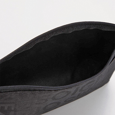 Косметичка 7120799 на молнии 19*1*11 см, текстиль, черный
