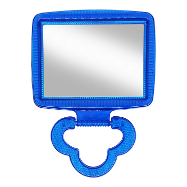 Зеркало ZCDE-01-3 настольное квадратное, 14*11 см, синий