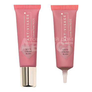 Румяна кремовые Art-Visage Love Feel Nude, холодный розовый, тон 431