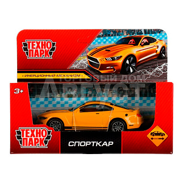 Машина 1912C169-R Технопарк Спорткар, инерционная, 11 см, металл