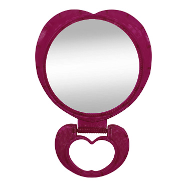 Зеркало ZCDE-56 настольное сердце, 28 см, бордовый