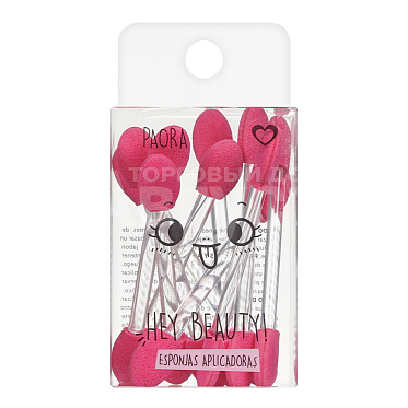 Аппликатор Ameli 327262C для макияжа, розовый, 10 шт