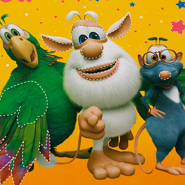 Аппликация 100EVA-APP-BUBA MultiArt EVA Буба, 18*15 см