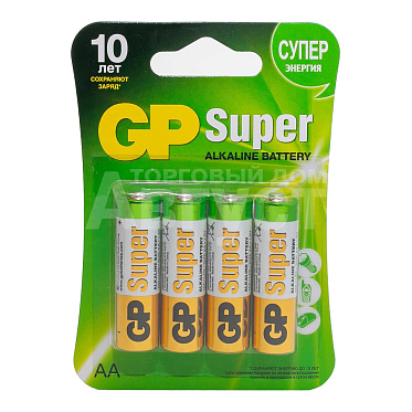 Батарейка Greenini Professional Super LR 06 BL4, 4 шт блистер