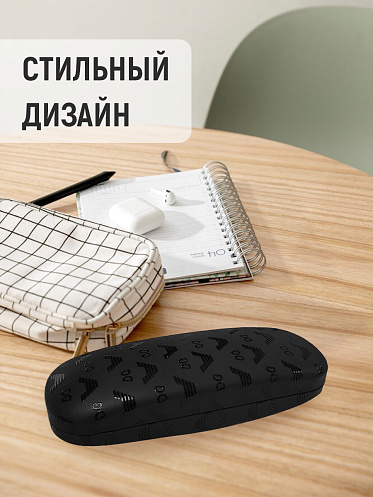 Футляр для очков Армани цвет черный