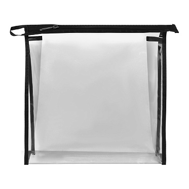 Косметичка 07639017.4 К-14 шитье 22*6*h23 см, ПВХ, черный