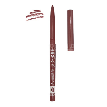 Карандаш для губ Triumf Slide-on Lip Liner автоматический, очаровательный пион, тон 47