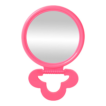 Зеркало ZCDE-48 настольное круглое, 26 см, розовый