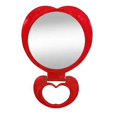 Зеркало ZCDE-57 настольное сердце, 32 см, красный