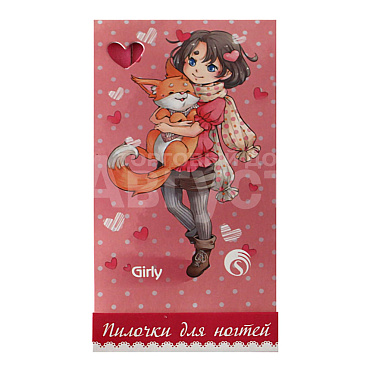 Пилочка маникюрная Скарлет 233sl-NF-103 GI 11 см