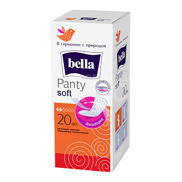 Прокладки ежедневные Bella Panty Soft, 20 шт