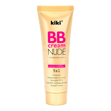 Крем BB для лица Kiki BB Nude, светло-бежевый, тон 01, 40 мл