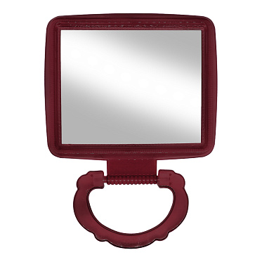 Зеркало ZCDE-17-1 настольное квадратное, 25,5 см, коричневый