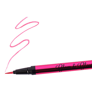 Подводка для глаз Parisa лайнер Glam Glow, ярко-розовый, тон 07