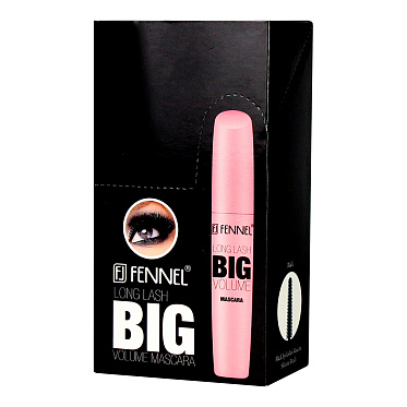 Тушь для ресниц Fennel Long Lashes Big volume щеточка силикон