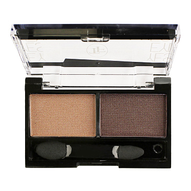 Тени для век Triumf Triumph Eyes палетка двойная 2 оттенка, олотистый беж и сепия, тон 23