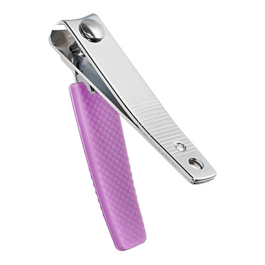 Клиппер маникюрный Ameli PB10202 силиконовая ручка, неон