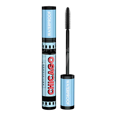 Тушь для ресниц Art-Visage Chicago водостойкая, с эффектом объема, черная, 15 мл