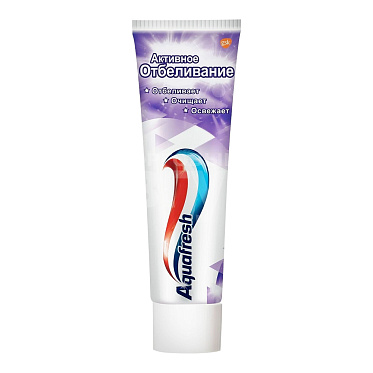 Зубная паста Aquafresh активное отбеливание, 100 мл