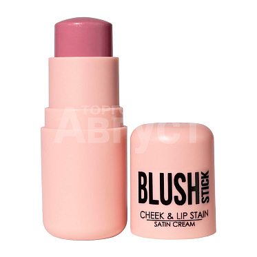 Румяна кремовые Triumf I'm Trend Hheek & Lip stain стик, Розовый румянец, тон 202