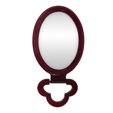 Зеркало ZCDE-52 настольное овальное, 21,5 см, бордовый