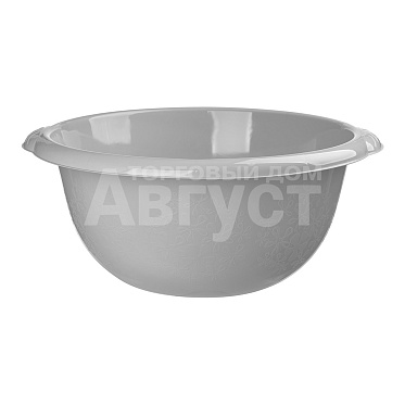 Таз пластиковый Etna 221221435/03 круглый, универсальный, серый, 16 л