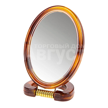 Зеркало ZCDE-40 настольное овальное, 20,5 см, коричневый