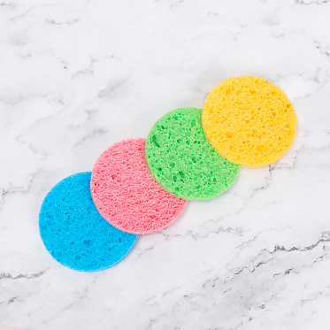 Спонж для умывания Queen fair 443005 Мягкость 7,5 см