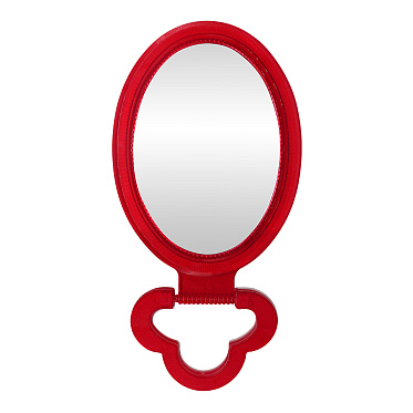 Зеркало ZCDE-54 настольное овальное, 30 см, красный