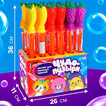 Мыльные пузыри 7295886 Funny toys Гиганты, 100 мл
