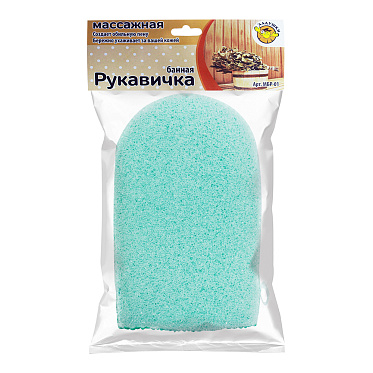 Губка для тела Ладушки Рукавичка массажная МБР-01