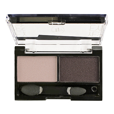 Тени для век Triumf Eyes палетка двойная 2 оттенка, Пыльный розовый и Шоколад, тон 29