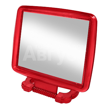 Зеркало ZCDE-17-3 настольное квадратное, 25,5 см, красный