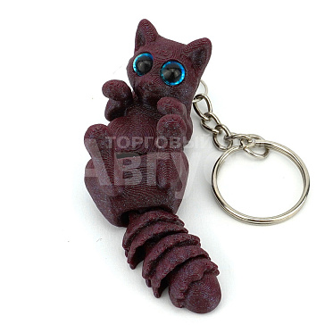 Игрушка 1118 3D брелок Котик, в ассортименте
