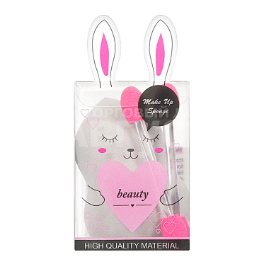 Набор для макияжа Ameli 327224C 2 аппликатора + спонж, 3 шт