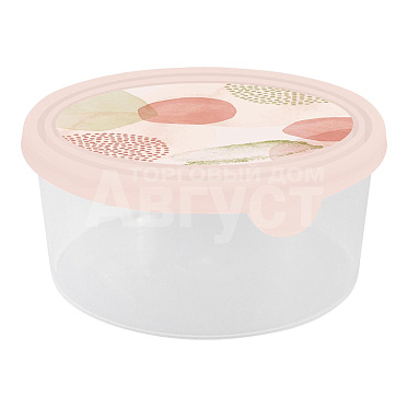 Контейнер для продуктов PT143311591 Plast Team Pastel, круглый, пластик 0,5 л