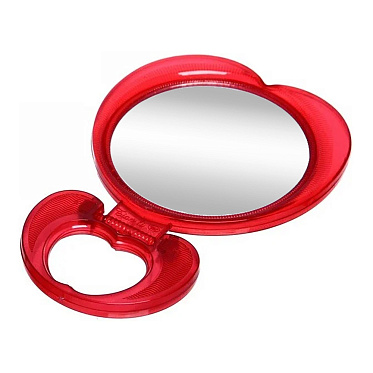 Зеркало ZCDE-60 настольное сердце, 25 см, красный