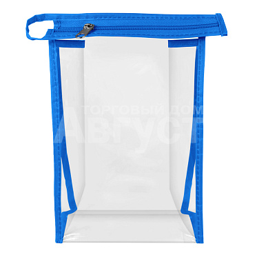 Косметичка 07639014.7 К-3 14*7 h21, ПВХ, голубой