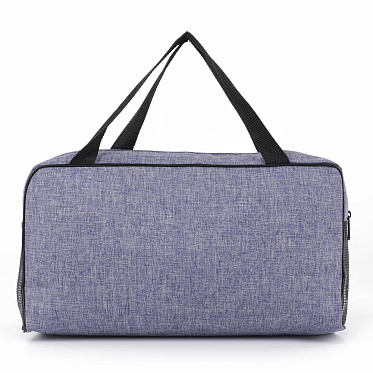 Косметичка 3537009 на молнии, с ручками 26*9*13 см, текстиль, в ассортименте