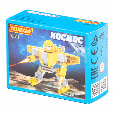 Конструктор Полесье 81841 классик, Космос-3 36 деталей