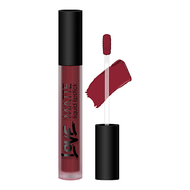 Помада для губ Art-Visage Love Matte жидкая, сангрия, тон 60, 4 мл