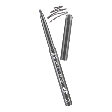 Карандаш для глаз Triumf автоматический CU19, серый, тон 116