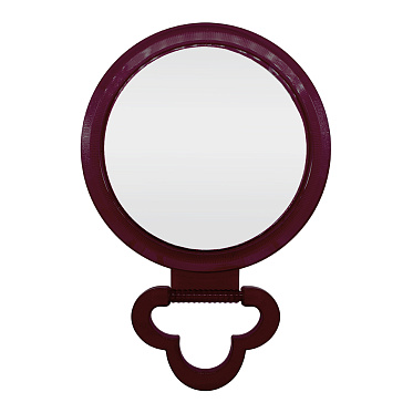 Зеркало ZCDE-46-1 настольное круглое, 30 см, коричневый