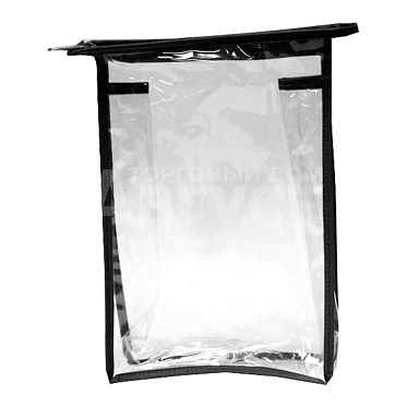 Косметичка 07639014.13 К-3 Шитье 14*7*h21 см, ПВХ, черная