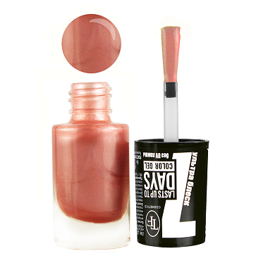 Лак для ногтей Triumf Color Gel сиреневый перламутр, тон 262, 8 мл