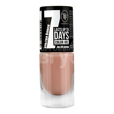 Лак для ногтей Triumf Color Gel Нежно-розовый полупрозрачный, тон 293, 8 мл