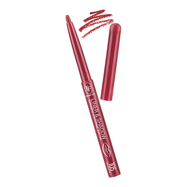 Карандаш для губ Triumf автоматический, терракот, тон 105