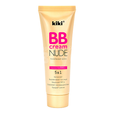 Крем BB для лица Kiki BB Nude, темно-бежевый, тон 03, 40 мл