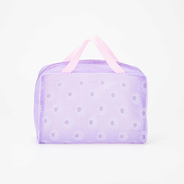 Косметичка 675951 на молнии, сиреневый